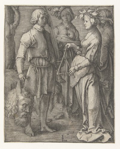 I triumf går David av Lucas van Leyden