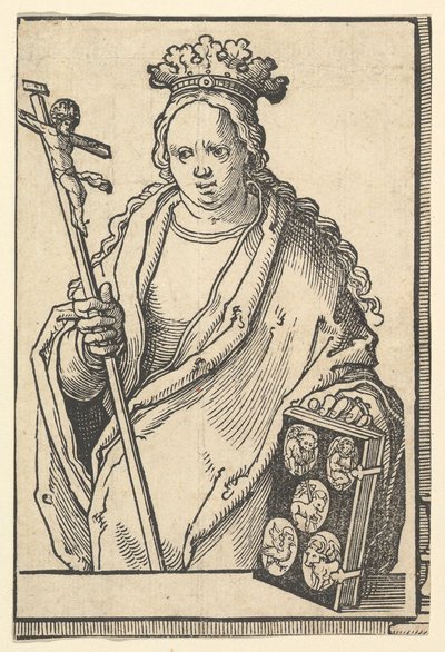 Ecclesia Christi Faith, från serien Sibyller, ca. 1530. av Lucas van Leyden