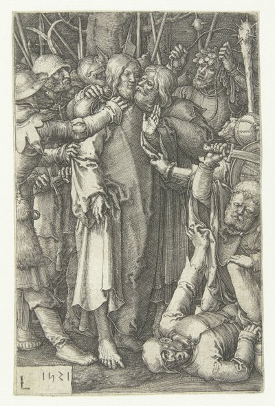 Kristi fångenskap The Little Passion (serietitel) av Lucas van Leyden