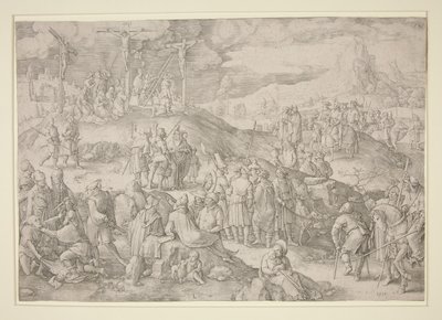 Golgata (Den stora Golgata) av Lucas van Leyden