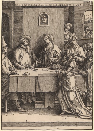 Herodes och Herodias av Lucas van Leyden