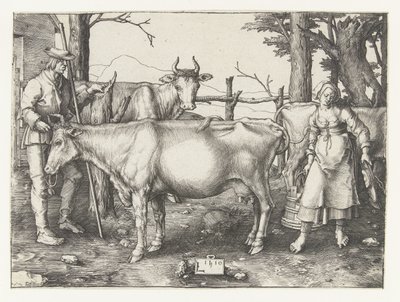 Mjölkerskan av Lucas van Leyden