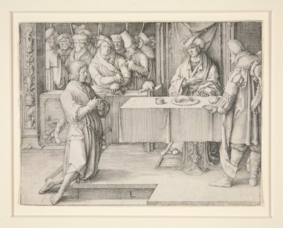 Josef tolkar Farao av Lucas van Leyden