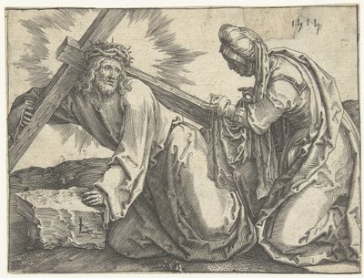 Att bära korset av Lucas van Leyden