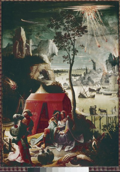 Lot och hans döttrar (olja på panel, cirka 1517) av Lucas van Leyden