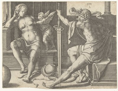 Mars, Venus i Amor av Lucas van Leyden