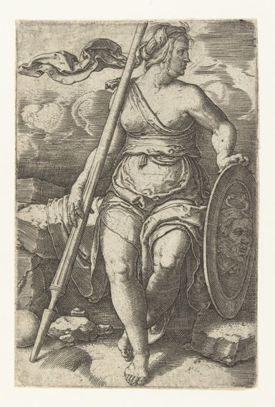 Pallas Athene av Lucas van Leyden
