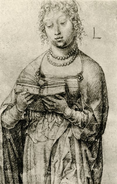 Läsande tjej av Lucas van Leyden