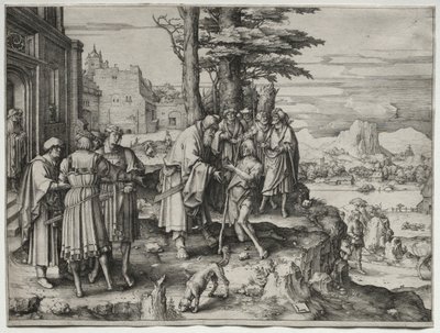 Return of the Prodigal Son, c. 1510. av Lucas van Leyden