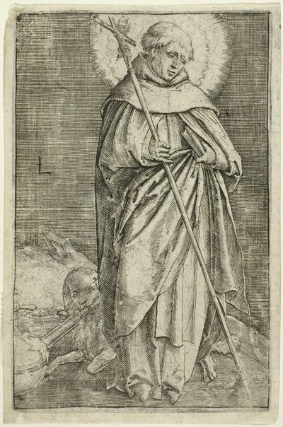 Saint Dominic av Lucas van Leyden