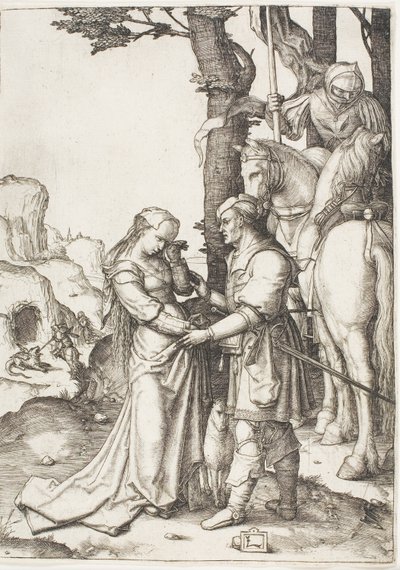 Saint George befriar prinsessan av Lucas van Leyden