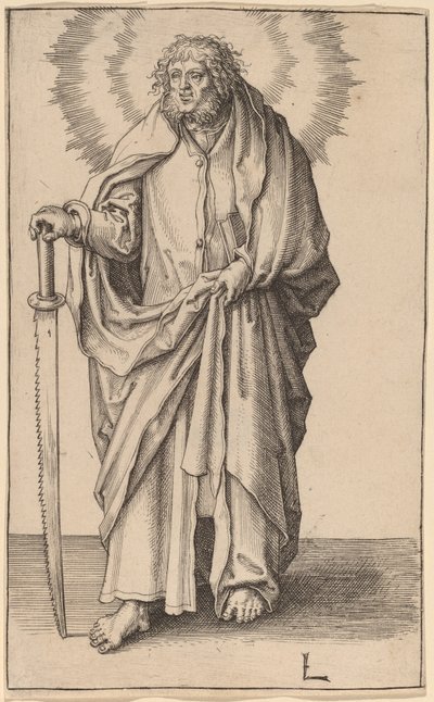 St Simon av Lucas van Leyden