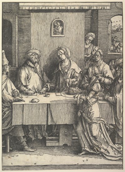 Salome med Johannes Döparens huvud av Lucas van Leyden