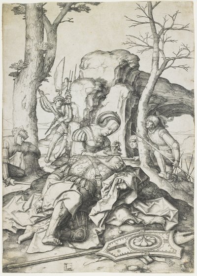 Simson och Delila, ca. 1508 av Lucas van Leyden