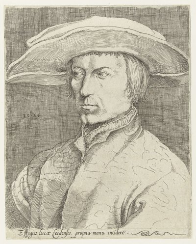 Självporträtt av Lucas van Leyden