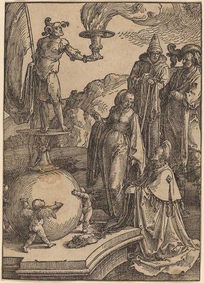 Salomos avgudadyrkan av Lucas van Leyden