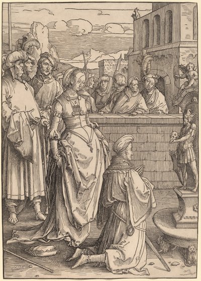 Salomos avgudadyrkan av Lucas van Leyden