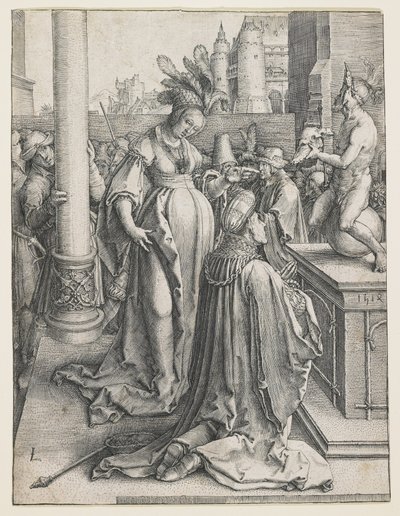 Salomos avgudadyrkan av Lucas van Leyden