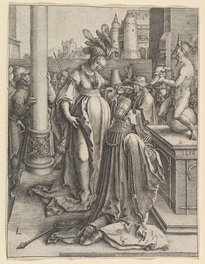 Salomos avgudadyrkan, 1514. av Lucas van Leyden