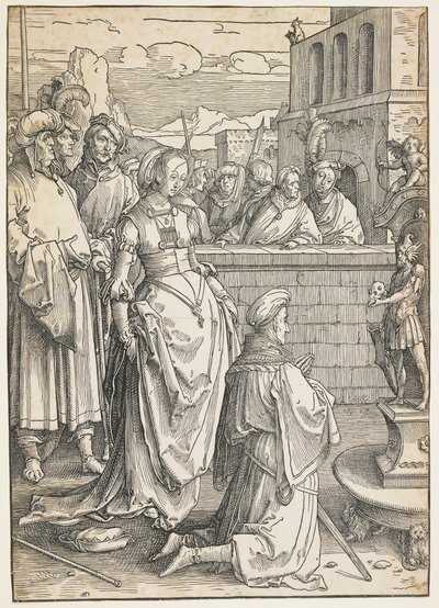 Salomos avgudadyrkan, ca. 1512 av Lucas van Leyden