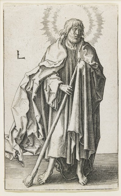 St Thaddeus, 1510 av Lucas van Leyden