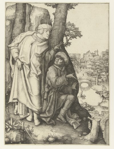 Susanna och de äldre av Lucas van Leyden