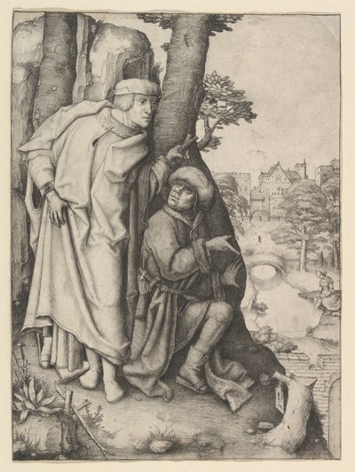 Susanna och de två äldste av Lucas van Leyden