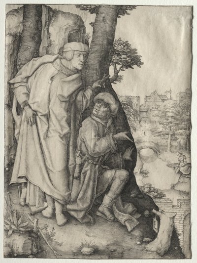 Susanna och de två äldste, ca. 1508. av Lucas van Leyden