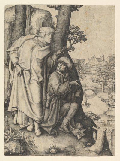 Susanna och de två äldste, ca. 1508. av Lucas van Leyden