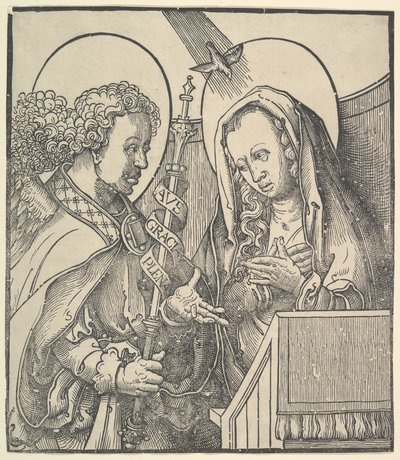 Bebådelsen, 1515. av Lucas van Leyden