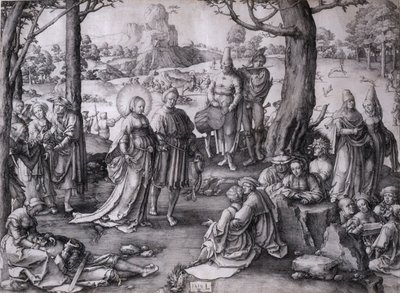 Den heliga Maria Magdalenas dans av Lucas van Leyden