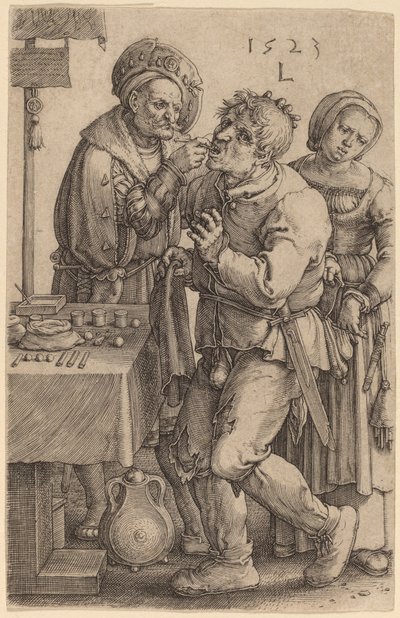 Tandläkaren av Lucas van Leyden