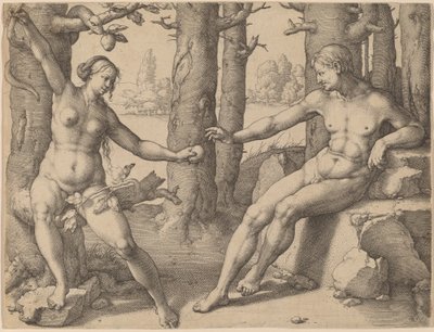 Människans fall av Lucas van Leyden