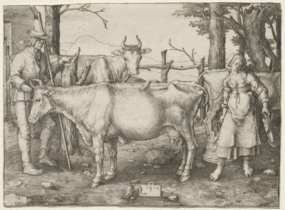 The Milkmaid av Lucas van Leyden