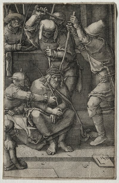 The Passion: Christ Crowned with Thorns, 1521. av Lucas van Leyden