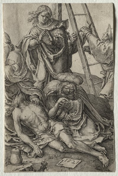 Passionen: Nedstigning från korset av Lucas van Leyden