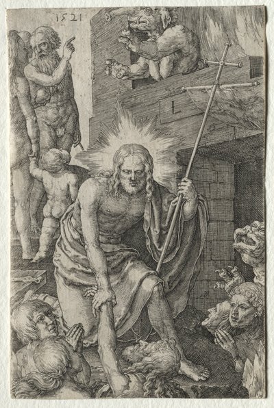 The Passion: Descent into Limbo, 1521. av Lucas van Leyden