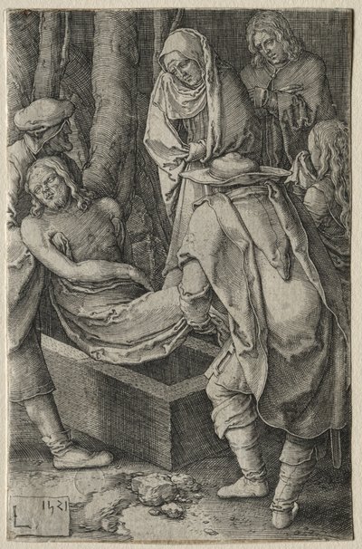 The Passion: The Burial of Christ, 1521. av Lucas van Leyden
