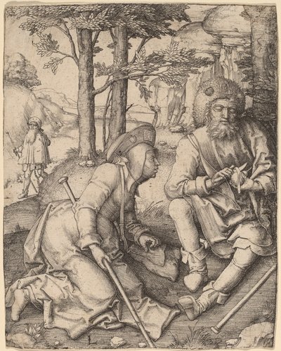 Pilgrimmerna av Lucas van Leyden
