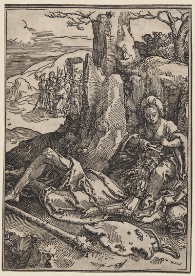 Kvinnornas makt: Simson och Delila av Lucas van Leyden