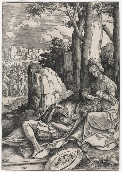 Kvinnornas makt: Simson och Delila, ca. 1512. av Lucas van Leyden