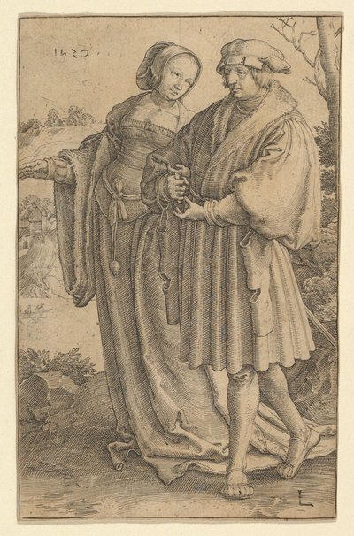 Promenade, 1520. av Lucas van Leyden
