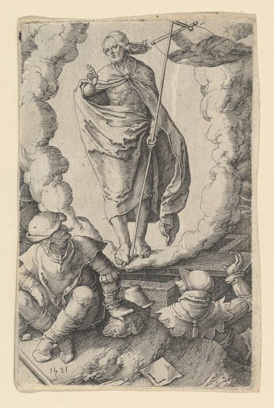 Uppståndelsen, 1521. av Lucas van Leyden