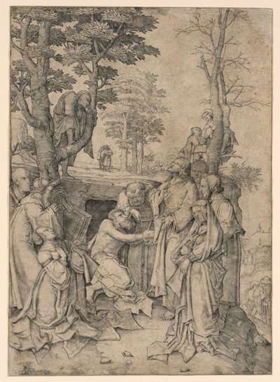 Lasarus uppståndelse av Lucas van Leyden
