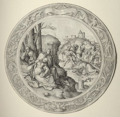 The Round Passion: Christ Carrying the Cross, 1509. av Lucas van Leyden