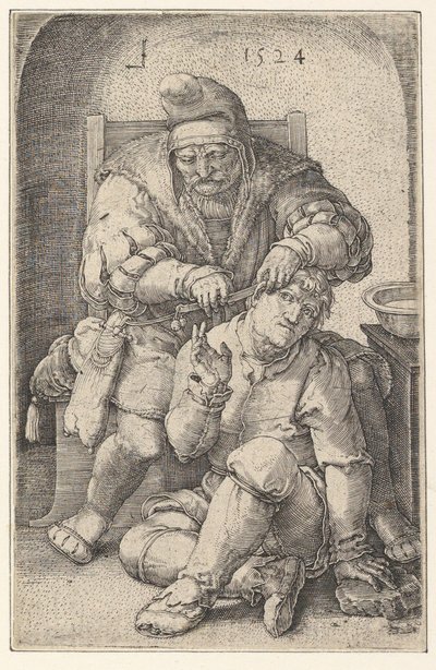 Kirurgen, 1524. av Lucas van Leyden