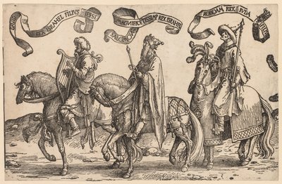 Israels tolv kungar: David, Salomo, Rehabeam av Lucas van Leyden