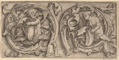 Triton och Siren i Tendrils av Lucas van Leyden