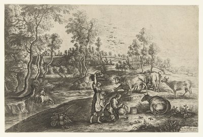 Farm of Laeken av Lucas van Uden