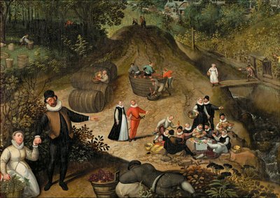 Höstlandskap av Lucas van Valckenborch